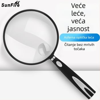 Sun Fire ručna lupa za čitanje s asferičnom lećom, visoka jasnoća, ultra tanak dizajn, porijeklo Zhejiang