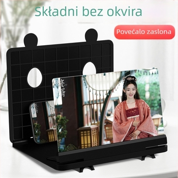 Držač za telefon s povećalom zaslona, 3D HD, zaštita očiju, protiv podrhtavanja