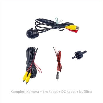 CCD dvostruki prekidač kupolna automobilska kamera za vožnju unatrag, široki kut