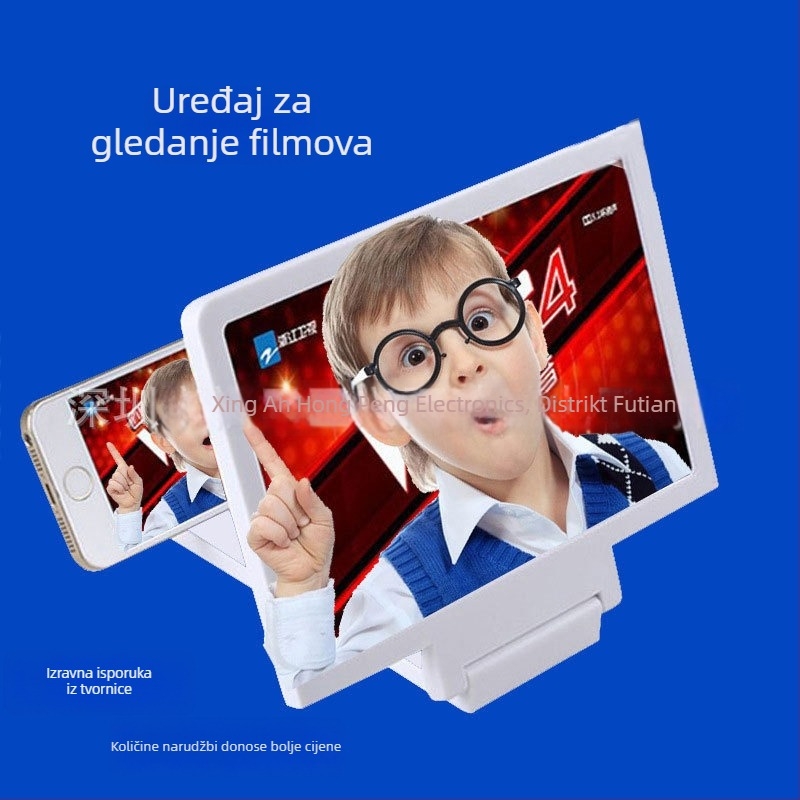 Držač Lazy Man Model 022 – video povećalo zaslona telefona, plastika, opća namjena
