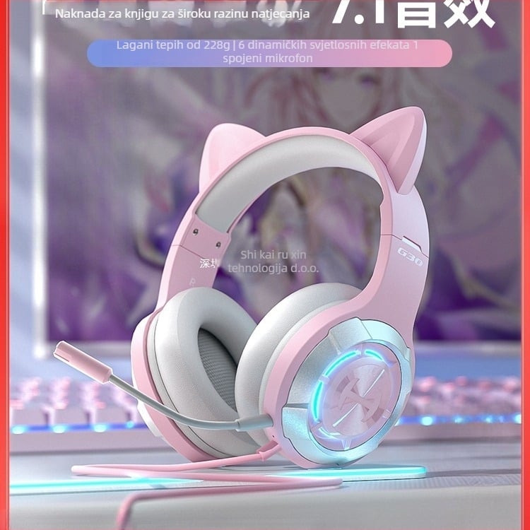 Edifier G30II žične Cat-Ear gaming slušalice USB