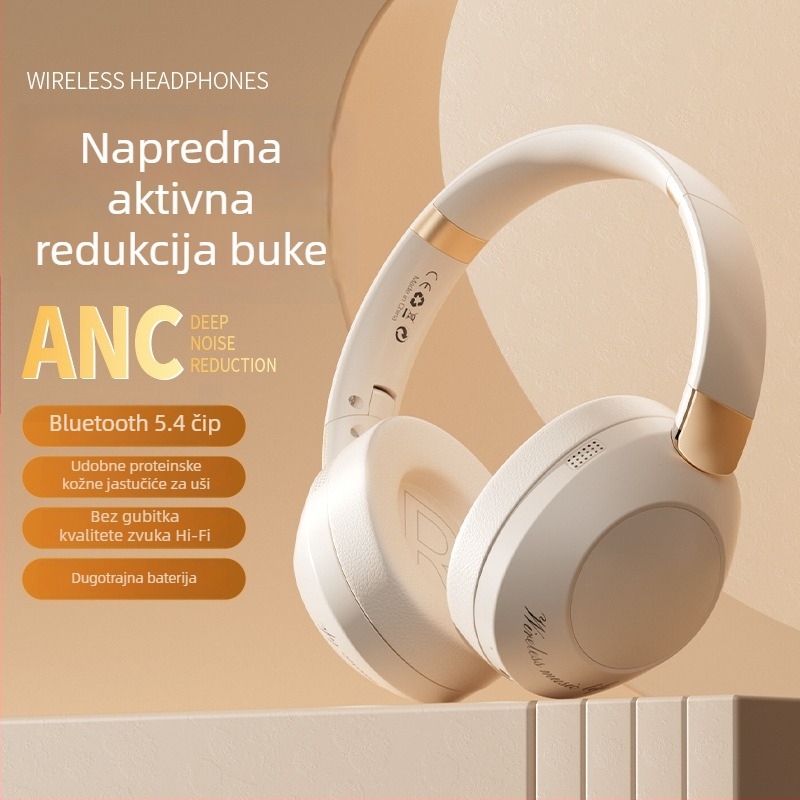 V770ANC gaming slušalice – aktivno poništavanje šuma, niska latencija za e-sport, trajanje baterije 8+ sati, Bluetooth 5.0, domet 10 m