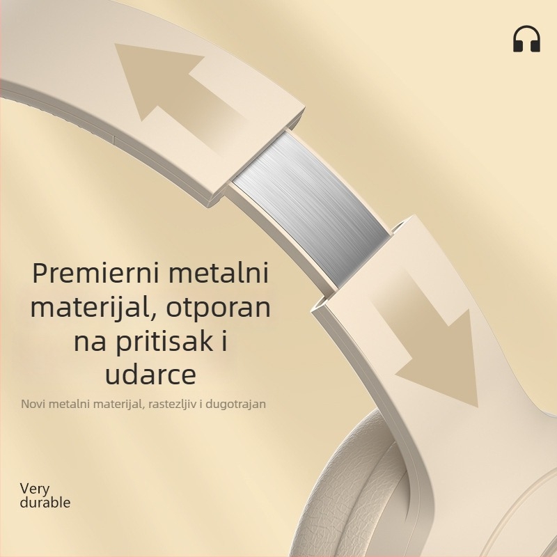 DR58 Bluetooth slušalice – stil za glavu, redukcija šuma, Bluetooth 5.3, 3,5 mm priključak, ugrađeni mikrofon