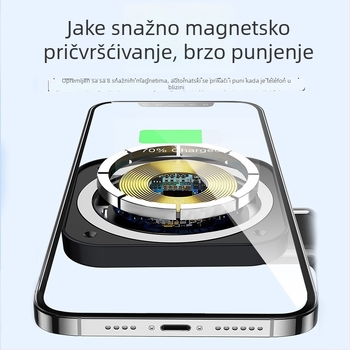 3-u-1 magnetsko bežični punjač za Apple Watch i AirPods (ukupna snaga 27W, magnetsko punjenje, QC3.0, 9V/3A)