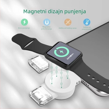 Bežični punjač za Apple Watch s magnetskim punjenjem, USB-C sučelje — PD protokol, 5W izlaz