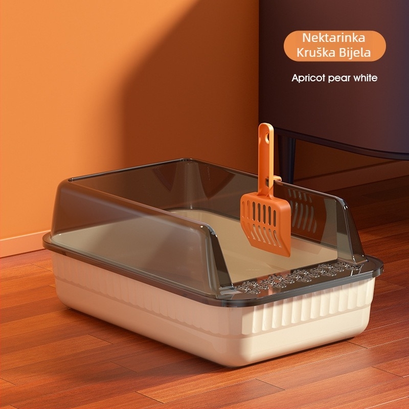 Kutija za mačji pijesak, kvadratnog oblika, otvoreni tip, materijal PP, branda Chimi Pet