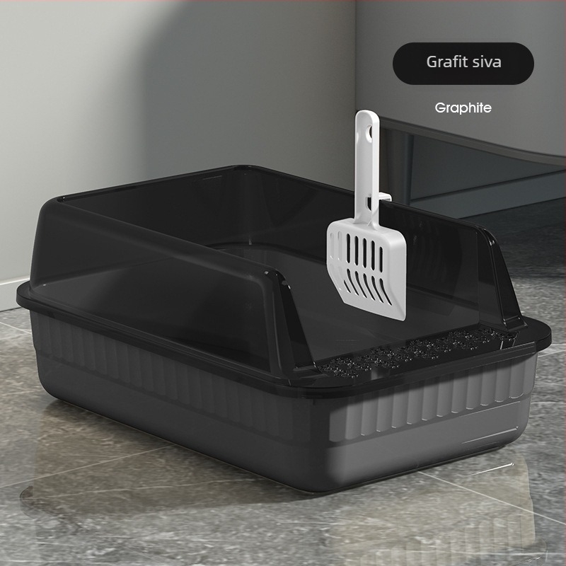 Kutija za mačji pijesak, kvadratnog oblika, otvoreni tip, materijal PP, branda Chimi Pet