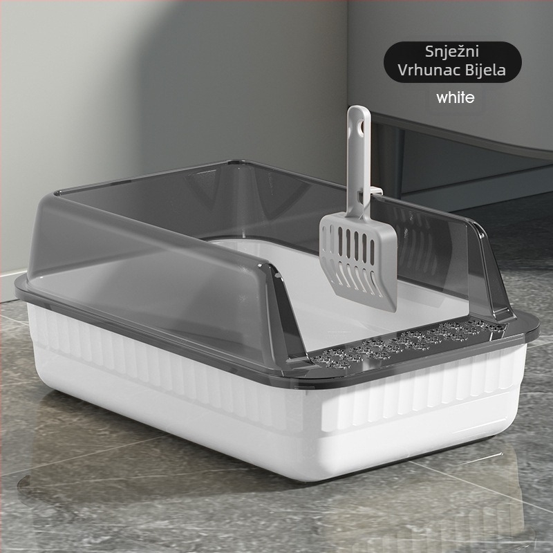 Kutija za mačji pijesak, kvadratnog oblika, otvoreni tip, materijal PP, branda Chimi Pet