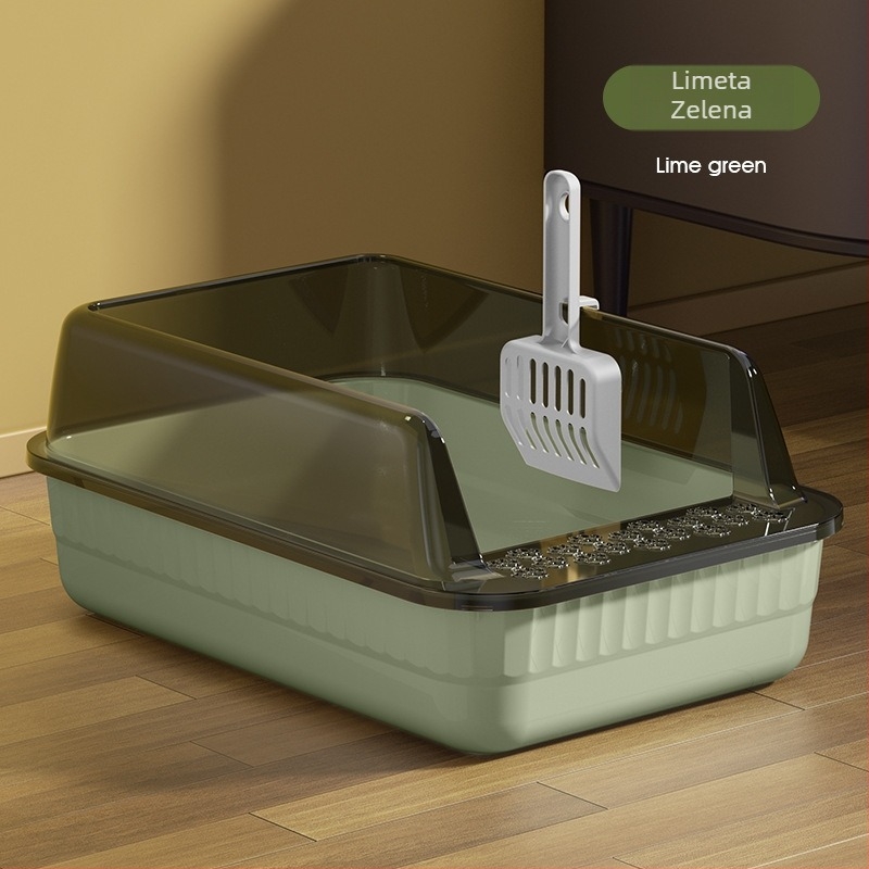 Kutija za mačji pijesak, kvadratnog oblika, otvoreni tip, materijal PP, branda Chimi Pet