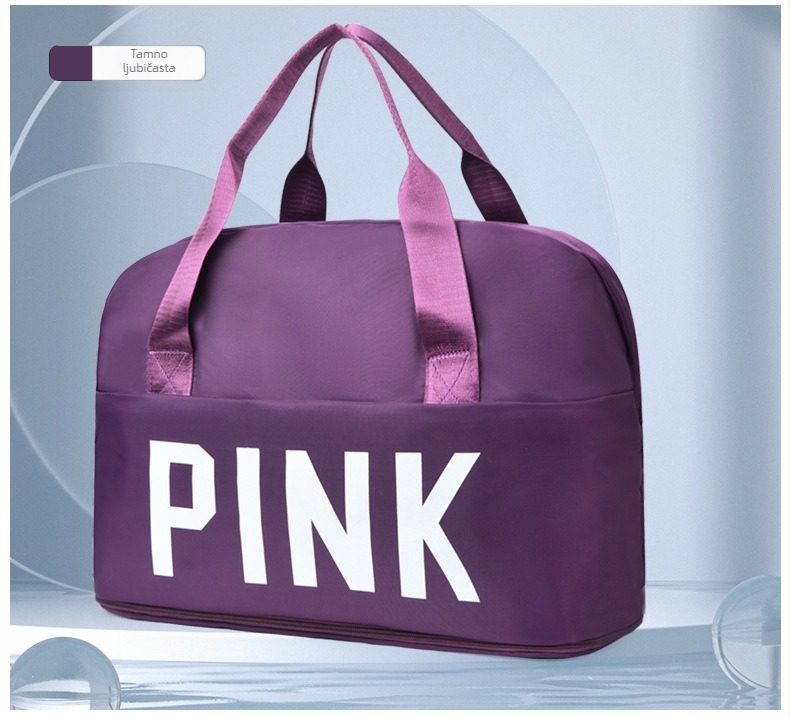 Fitness i putna torba s odjeljivanjem suhih i mokrih dijelova, unisex, kapacitet 20–35 L, Oxford materijal, stil rekreacijskog putovanja (20–35 L; Oxford materijal; odjeljivanje suhih i mokrih dijelova; Unisex; stil rekreacijskog putovanja)