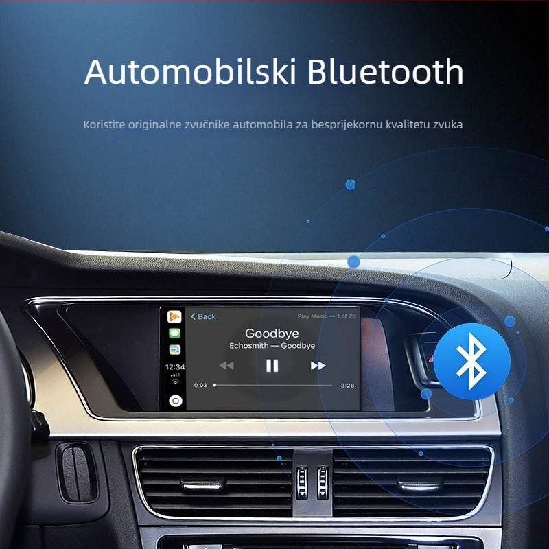 Bežični CarPlay/Android Auto adapter za Audi - EC13-C, dvostruki jezgreni CPU, 1GB RAM, bežično sučelje, kapacitivni zaslon