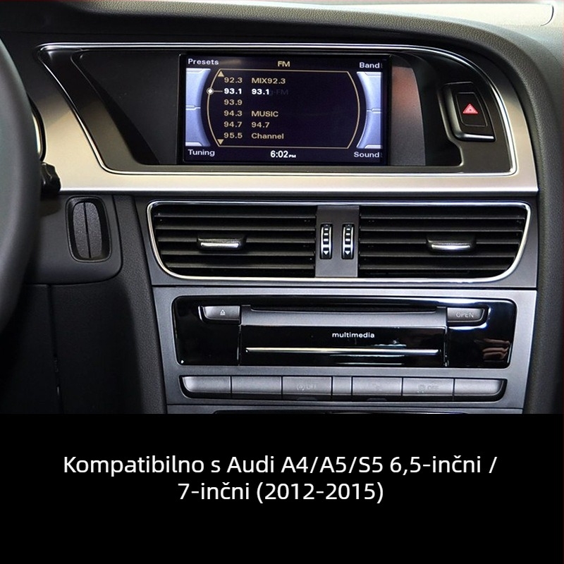Bežični CarPlay/Android Auto adapter za Audi - EC13-C, dvostruki jezgreni CPU, 1GB RAM, bežično sučelje, kapacitivni zaslon