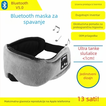 Bluetooth maska za san s glazbom i pozivima, 5.0, trajanje baterije do 8 sati