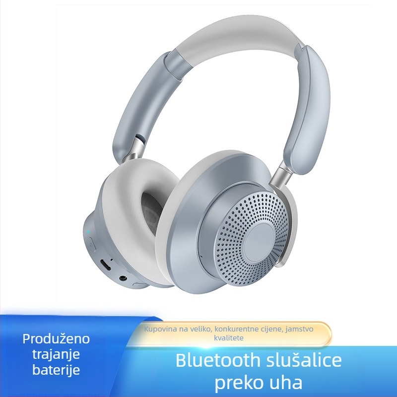 Bežične Bluetooth slušalice za over-ear s redukcijom buke, 40 mm zvučnik, IPX4, dugo trajanje baterije, Bluetooth 5.4