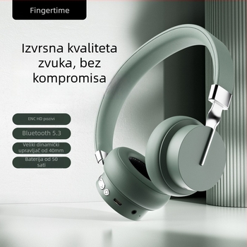Fingertime P3 gaming Bluetooth slušalice, Bluetooth 5.1, domet 10 m, trajanje baterije >8 sati, stereo, nosive na glavi s mikrofonom
