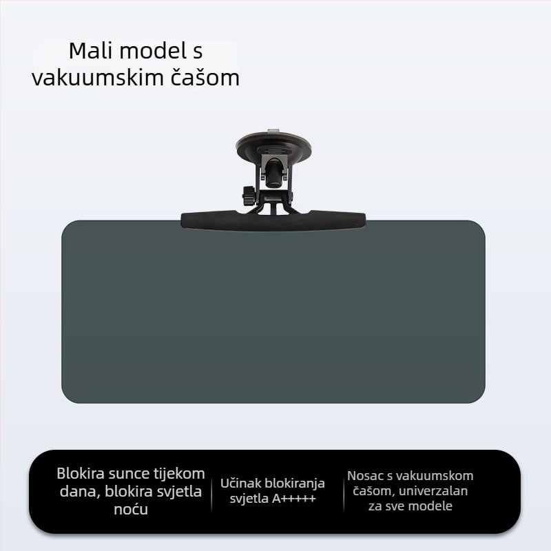 Sun visor za električni tricikl, ugradnja usisnim čašicama, PVC materijal, opća kompatibilnost
