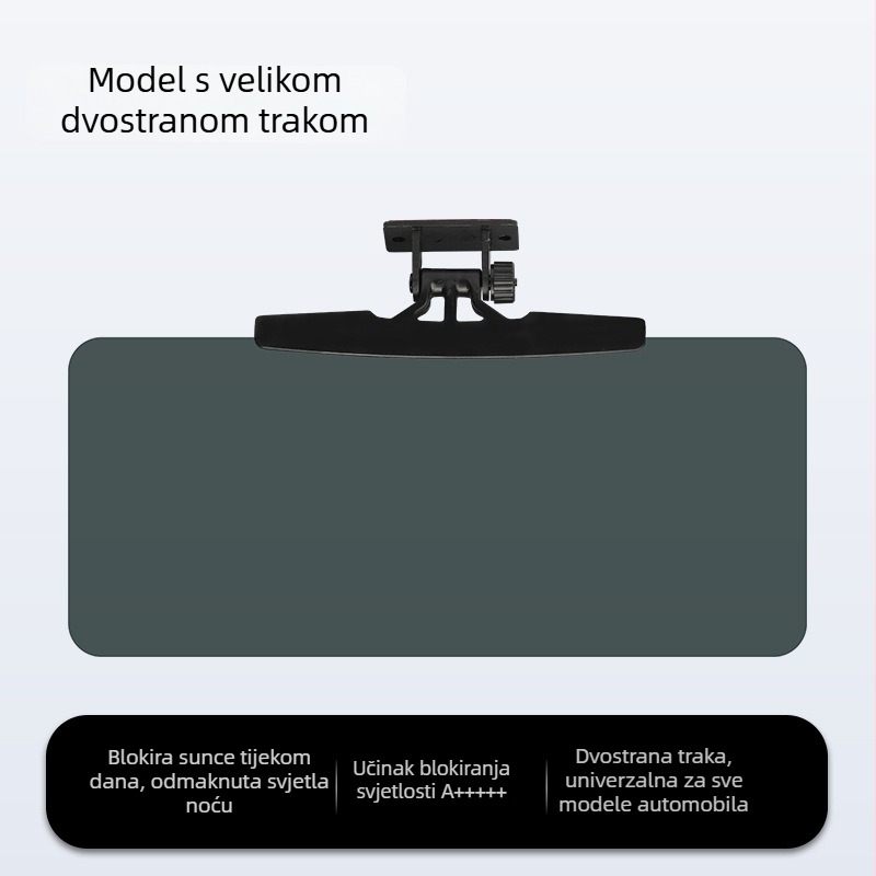 Sun visor za električni tricikl, ugradnja usisnim čašicama, PVC materijal, opća kompatibilnost
