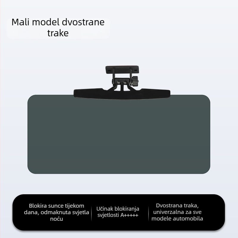 Sun visor za električni tricikl, ugradnja usisnim čašicama, PVC materijal, opća kompatibilnost