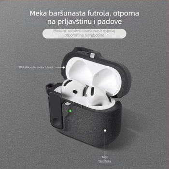 TPU zaštitna futrola za AirPods Pro 3 i AirPods 4 sa preklopnim poklopcem