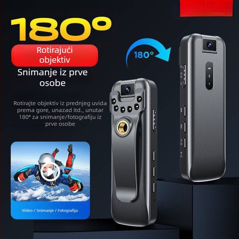 Profesionalni uređaj za snimanje zvuka i videa s ultradužim stanjem pripravnosti, TF kartica podrška, 1 minuta snimanja