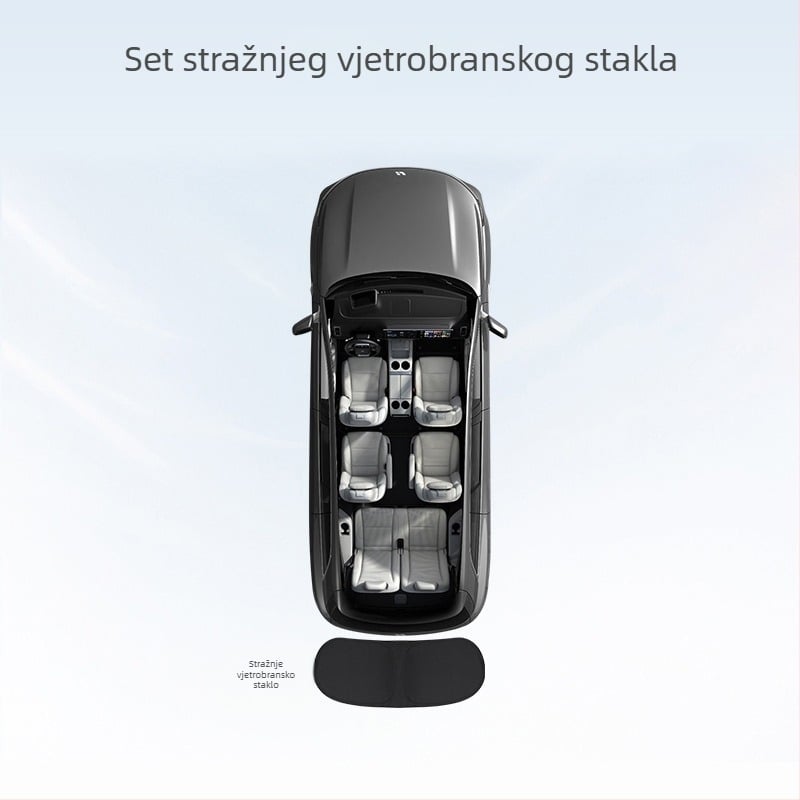 Mrežasta zaštita od sunca za bočne prozore Li Xiang L6/L7/L8/L9/One/Mega, zaštita od sunca, toplinska izolacija, privatnost