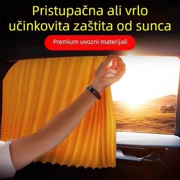 Auto zavjese za prozore — Karo uzorak, Poslovni stil, Univerzalna prilagodba, Za prozore