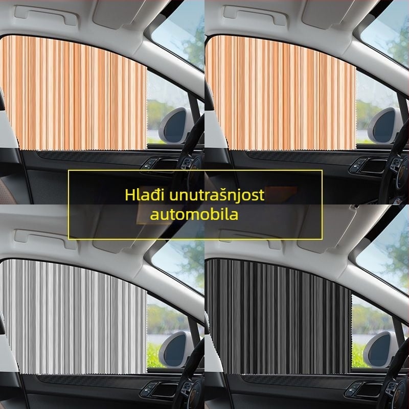 Auto zavjese za prozore — Karo uzorak, Poslovni stil, Univerzalna prilagodba, Za prozore