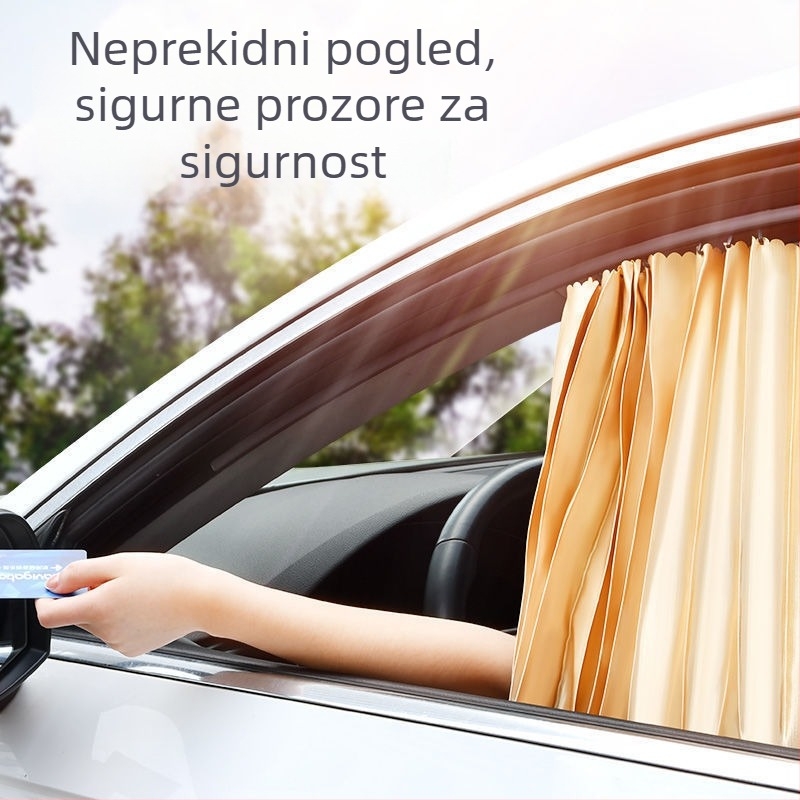 Auto zavjese za prozore — Karo uzorak, Poslovni stil, Univerzalna prilagodba, Za prozore