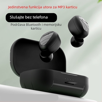 Bluetooth slušalice s MP3 playerom i slotom za karticu, in-ear bežične stereo, privatni model
