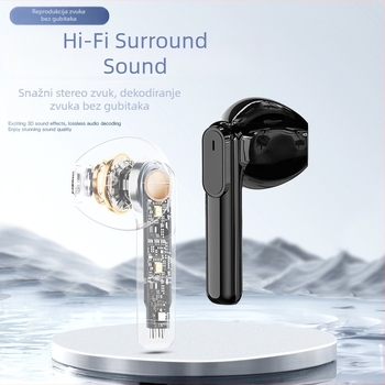 Bluetooth MP3 player s slotom za karticu, in-ear slušalice, vlastiti dizajn, dvostruki stereo zvuk