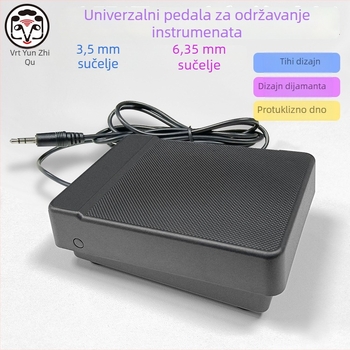 Pedal podržavanja za elektroničku klavijaturu i MIDI tipkovnicu – nožni prekidač