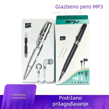 MP3 player u obliku olovke s TF karticom, višenamjenski kreativni alat za slušanje glazbe