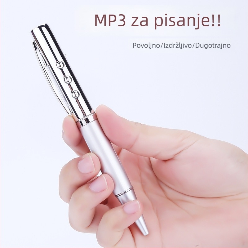 MP3 player u obliku olovke s TF karticom, višenamjenski kreativni alat za slušanje glazbe