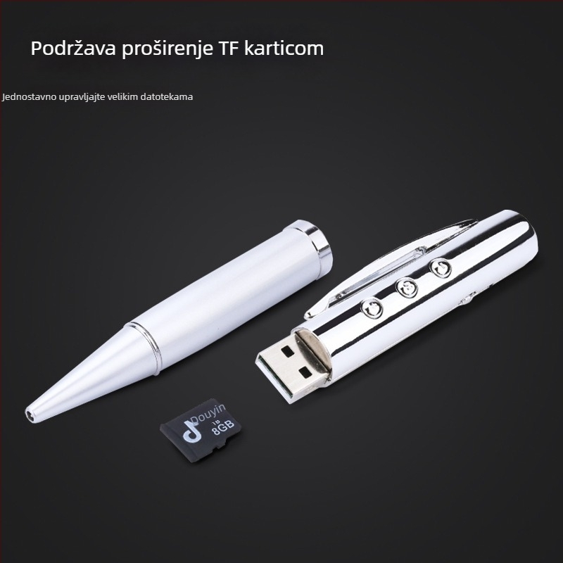MP3 player u obliku olovke s TF karticom, višenamjenski kreativni alat za slušanje glazbe
