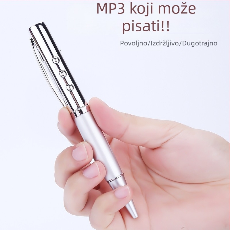 MP3 player u obliku olovke s TF karticom, višenamjenski kreativni alat za slušanje glazbe