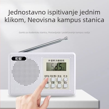 T-6661 CET-4/6 Radio za slušanje s DSP-om, MP3, snimanje, 50 unaprijed postavljenih stanica