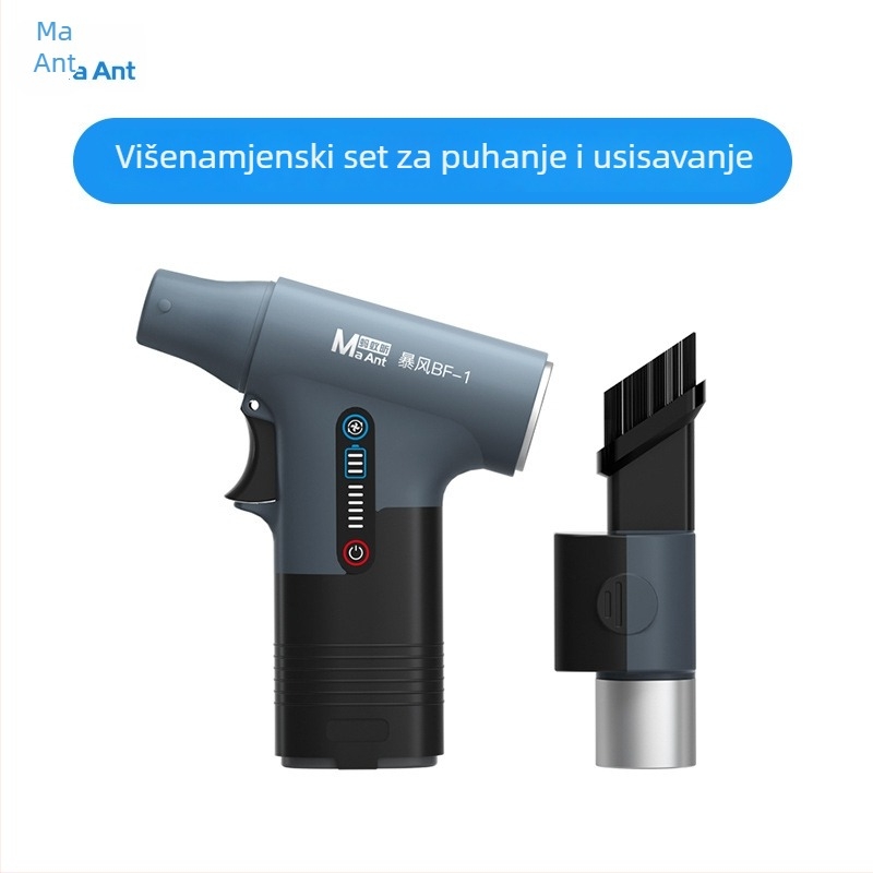 Ant Xin BF-1 Uređaj za čišćenje prašine s usisavanjem i puhanjem, integrirani turbo ventilator, za mobitele, računala, GPU i tipkovnice