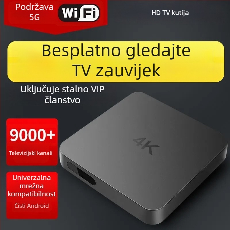 Mrežna set-top kutija za Internet TV 4K, Wi-Fi, HDMI/AV, 128MB RAM