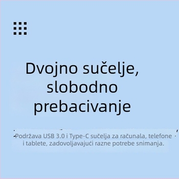 Karta za hvatanje USB-C na HDMI za prijenos uživo – 1080p60, MS2109 + MS8005, 2 m kabel, AD051 model.