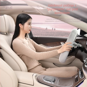 Navlaka za volan od pliša, univerzalna prilagodba, zimska upotreba, marka Jinsi