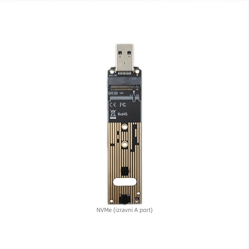 Adapter kartica M.2 NGFF NVMe na USB 3.0 Type-C (JMS576/JMS583)