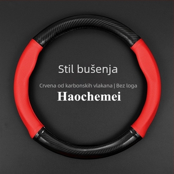 Sportska navlaka za volan, univerzalna za sve sezone, materijal od prirodnih vlakana.