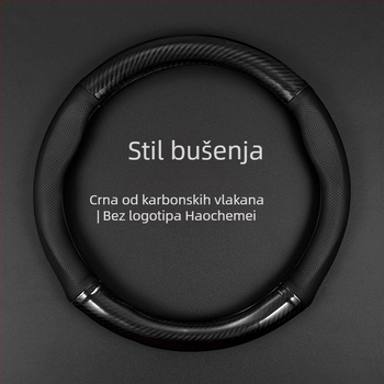 Sportska navlaka za volan, univerzalna za sve sezone, materijal od prirodnih vlakana.