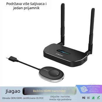 HDMI bežični prijenosnik i prijemnik za prikaz — 1080p izlaz, dvostruki VGA/HDMI izlazi, 2GB RAM, 2TB pohrane