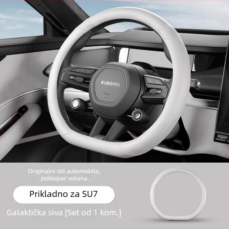 Izuzetno tan pokrov za volan za sve sezone — protuklizan, upija znoj, prirodna vlakna, premium kvalitete, univerzalna prilagodba