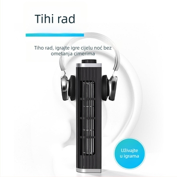 Chladić za notebook CF-1691, aluminij, hlađenje ventilatorom, kompatibilno s notebookima/ultrabookovima/PlayBook, težina 0,6 kg