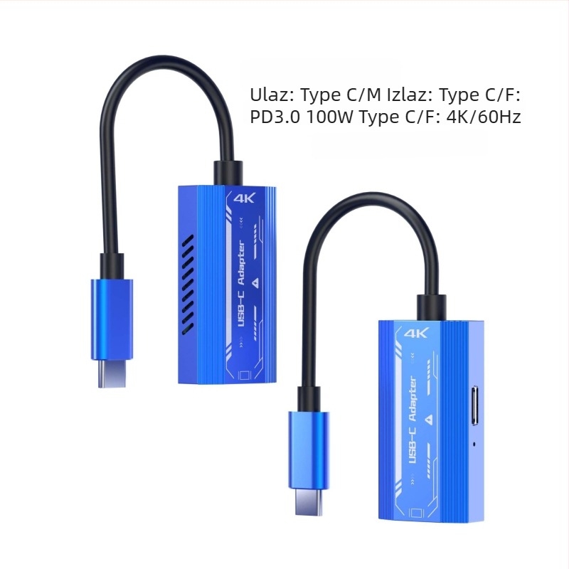 Type-C na HDMI kabel za AR naočale Vision Glass Thunderbird XREALAia2, VL171 čip, HDMI sučelje, 4K/60Hz, duljina 220×23.7×12.2 mm