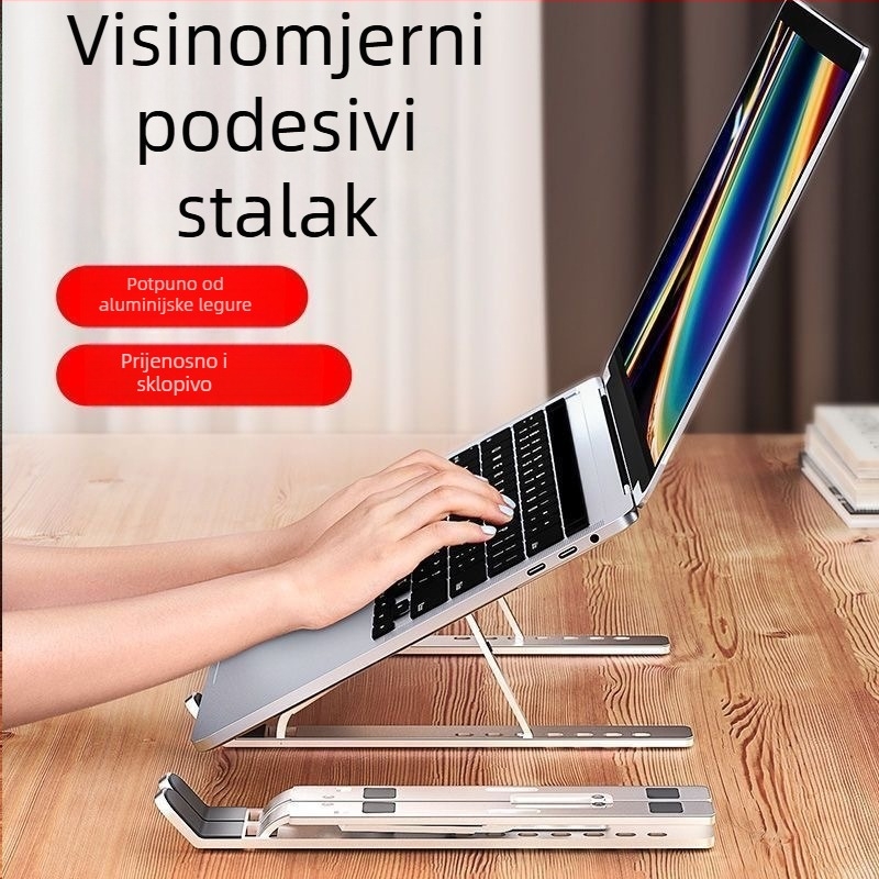 Hlađenje za prijenosno računalo s 1 ventilatorom, model Double Fork, kompatibilno s notebookom, plastična konstrukcija