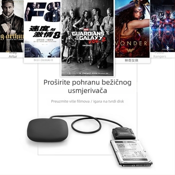 Kabel pretvarača SATA u USB, USB 2.0 sučelje, brzina prijenosa podataka 3.0, spoj s jednim glavom, model 20231