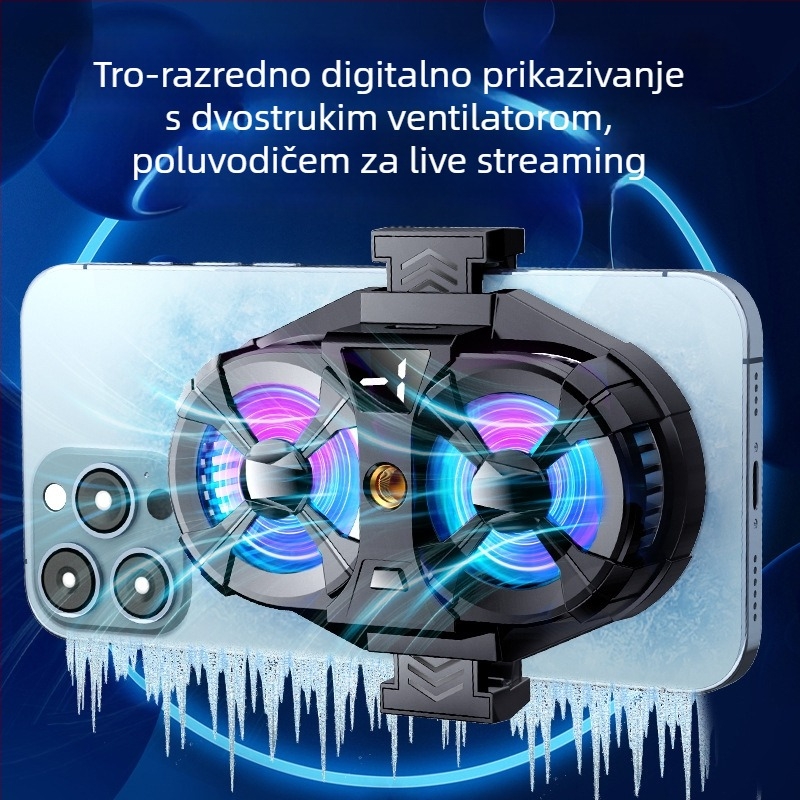 Radiator za mobitel s ravnim panelom SL-07 – ABS, hlađenje zrakom, izuzetno tih